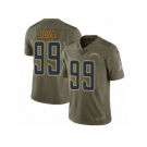 Men Nike Los Angeles Chargers #99 Joey Bosa Limited Olive 2017 Salute to Service NFL Jersey