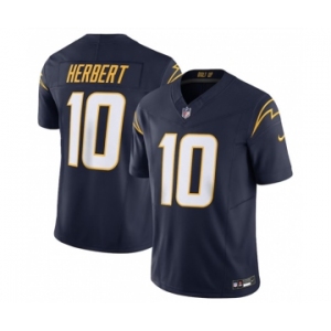 Men's Los Angeles Chargers #10 Justin Herbert Navy 2023 F.U.S.E. Vapor Untouchable Limited Stitched Jersey