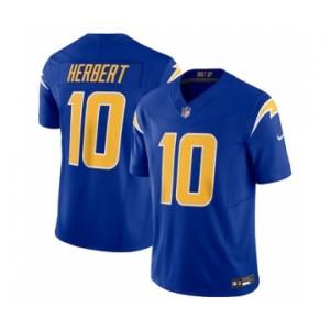 Men's Los Angeles Chargers #10 Justin Herbert Royal 2023 F.U.S.E. Vapor Untouchable Limited Stitched Jersey