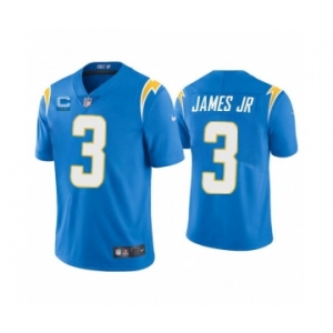 Men's Los Angeles Chargers 2022 #3 Derwin James Jr. Blue With 2-star C Patch Vapor Untouchable Limited Stitched Jersey