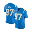 Men's Los Angeles Chargers 2022 #97 Joey Bosa Blue With 2-star C Patch Vapor Untouchable Limited Stitched NFL Jersey