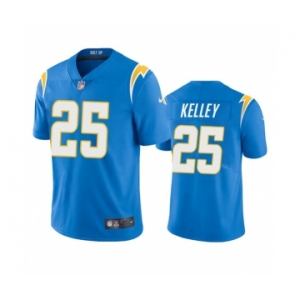 Men's Los Angeles Chargers #25 Joshua Kelley Blue Vapor Untouchable Limited Stitched Jersey