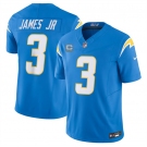 Men's Los Angeles Chargers #3 Derwin James Jr. Blue 2024 F.U.S.E. With 4-Star C Patch Vapor Untouchable Limited Stitched Jersey