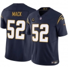 Men's Los Angeles Chargers #52 Khalil Mack Navy 2024 F.U.S.E. With 4-Star C Patch Vapor Untouchable Limited Stitched Jersey