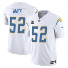 Men's Los Angeles Chargers #52 Khalil Mack White 2025 F.U.S.E With 4-Star C Patch Vapor Limited Stitched Football Jersey