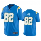 Men's Los Angeles Chargers #82 Brenden Rice Light Blue 2024 Draft Vapor Limited Football Stitched Jersey