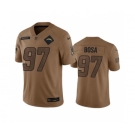 Men's Los Angeles Chargers #97 Joey Bosa 2023 Brown Salute To Service Limited Football Stitched Jersey