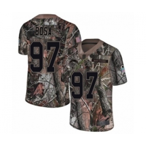 Men's Los Angeles Chargers #97 Joey Bosa Limited Camo Rush Realtree Football Jersey