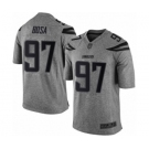 Men's Los Angeles Chargers #97 Joey Bosa Limited Gray Gridiron Football Jersey