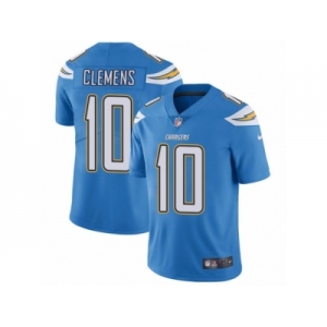 Men's Nike Los Angeles Chargers #10 Kellen Clemens Vapor Untouchable Limited Electric Blue Alternate NFL Jersey