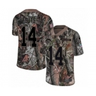 Men's Nike Los Angeles Chargers #14 Dan Fouts Limited Camo Rush Realtree NFL Jersey