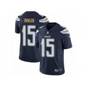 Men's Nike Los Angeles Chargers #15 Dontrelle Inman Vapor Untouchable Limited Navy Blue Team Color NFL Jersey