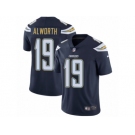 Men's Nike Los Angeles Chargers #19 Lance Alworth Vapor Untouchable Limited Blue NFL Jersey