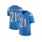 Men's Nike Los Angeles Chargers #21 LaDainian Tomlinson Vapor Untouchable Limited Electric Blue Alternate NFL Jersey