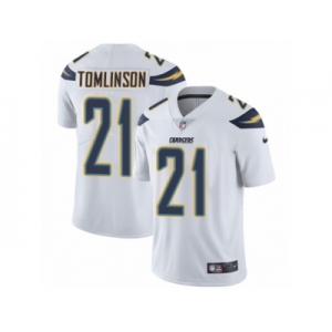 Men's Nike Los Angeles Chargers #21 LaDainian Tomlinson Vapor Untouchable Limited White NFL Jersey