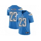 Men's Nike Los Angeles Chargers #23 Dexter McCoil Vapor Untouchable Limited Electric Blue Alternate NFL Jersey