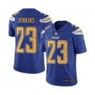 Men's Nike Los Angeles Chargers #23 Rayshawn Jenkins Limited Electric Blue Rush Vapor Untouchable NFL Jersey