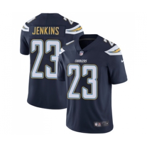 Men's Nike Los Angeles Chargers #23 Rayshawn Jenkins Navy Blue Team Color Vapor Untouchable Limited Player NFL Jersey
