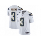 Men's Nike Los Angeles Chargers #3 Rayshawn Jenkins White Vapor Untouchable Limited Player NFL Jersey