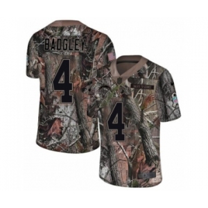 Men's Nike Los Angeles Chargers #4 Michael Badgley Limited Camo Rush Realtree NFL Jersey