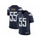 Men's Nike Los Angeles Chargers #55 Junior Seau Vapor Untouchable Limited Navy Blue Team Color NFL Jersey