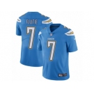 Men's Nike Los Angeles Chargers #7 Doug Flutie Vapor Untouchable Limited Electric Blue Alternate NFL Jersey