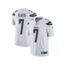 Men's Nike Los Angeles Chargers #7 Doug Flutie Vapor Untouchable Limited White NFL Jersey