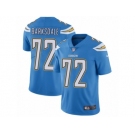 Men's Nike Los Angeles Chargers #72 Joe Barksdale Vapor Untouchable Limited Electric Blue Alternate NFL Jersey