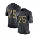 Men's Nike Los Angeles Chargers #75 Michael Schofield Limited Black 2016 Salute to Service NFL Jersey