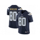 Men's Nike Los Angeles Chargers #80 Kellen Winslow Vapor Untouchable Limited Navy Blue Team Color NFL Jersey