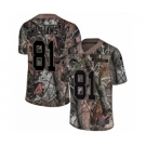 Men's Nike Los Angeles Chargers #81 Mike Williams Limited Camo Rush Realtree NFL Jersey