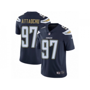 Men's Nike Los Angeles Chargers #97 Jeremiah Attaochu Vapor Untouchable Limited Navy Blue Team Color NFL Jersey