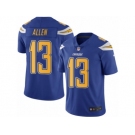 Men's Nike San Diego Chargers #13 Keenan Allen Limited Electric Blue Rush NFL Jersey