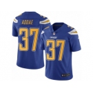 Men's Nike San Diego Chargers #37 Jahleel Addae Limited Electric Blue Rush NFL Jersey