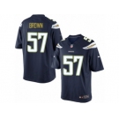 Men's Nike San Diego Chargers #57 Jatavis Brown Limited Navy Blue Team Color NFL Jersey