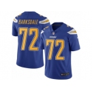 Men's Nike San Diego Chargers #72 Joe Barksdale Limited Electric Blue Rush NFL Jersey