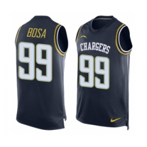 Men's Nike San Diego Chargers #99 Joey Bosa Limited Navy Blue Player Name & Number Tank Top NFL Jersey