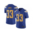 Nike Los Angeles Chargers #33 Derwin James Electric Blue Men Stitched NFL Limited Rush Jersey