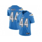 Nike Los Angeles Chargers #44 Kyzir White Electric Blue Alternate Men Stitched NFL Vapor Untouchable Limited Jersey