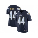 Nike Los Angeles Chargers #44 Kyzir White Navy Blue Team Color Men Stitched NFL Vapor Untouchable Limited Jersey