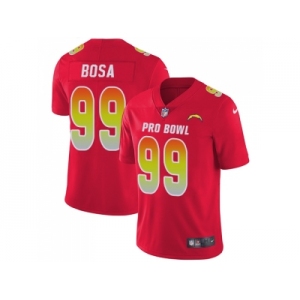 Nike Los Angeles Chargers #99 Joey Bosa Red Men Stitched NFL Limited AFC 2018 Pro Bowl Jersey