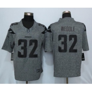 nike nfl jerseys San Diego Chargers #32 Eric Weddle gray[nike Limited]