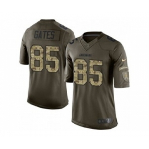 nike nfl jerseys san diego chargers #85 antonio gates army green[nike Limited Salute To Service]