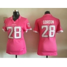 2015 Women Nike San Diego Chargers #28 Melvin Gordon pink Jerseys