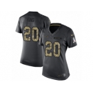 Women Nike Los Angeles Chargers #20 Desmond King Limited Black 2016 Salute to Service NFL Jersey