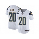 Women Nike Los Angeles Chargers #20 Desmond King White Vapor Untouchable Limited Player NFL Jersey