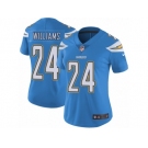 Women Nike Los Angeles Chargers #24 Trevor Williams Electric Blue Alternate Vapor Untouchable Limited Player NFL Jersey