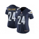 Women Nike Los Angeles Chargers #24 Trevor Williams Navy Blue Team Color Vapor Untouchable Limited Player NFL Jersey