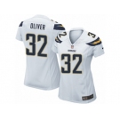 Women Nike Los Angeles Chargers #32 Branden Oliver Game White NFL Jersey