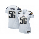 Women Nike Los Angeles Chargers #56 Korey Toomer Game White NFL Jersey